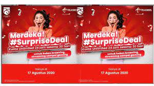 Anda bisa membeli nya melalui aplikasi bima tri dan juga dengan menggunakan kode dial telepon. Rayakan Hari Kemerdekaan Telkomsel Promo Kuota Internet Unlimited 24 Jam Rp 100 Ribu Dapat 60 Gb Tribun Jakarta