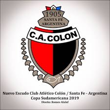 Placa escudo conlon de santa fe, tamaño 8×15. Maqueta Estadio Club Colon Escala 1 150 Facebook