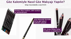 Goz Kalemiyle Nasil Goz Makyaji Yapilir Makyaj Goz Makyaji Gozler