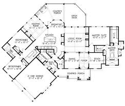 With two bedrooms, three full baths and plenty of open floor space for family and friends to gather, the nantahala is the perfect plan for relaxing. House Plan 699 00058 Mountain Rustic Plan 2 685 Square Feet 3 Bedrooms 2 5 Bathrooms House Floor Plans Craftsman Style House Plans White House Plans