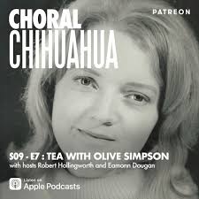 NEW Choral Chihuahua 🐕 Meet consort legend Olive Simpson, Swingle singer,  and the voice of TV themes and about every London ensemble you can think  of! https://choralchihuahua.com/