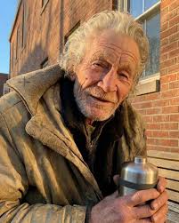 Mysterious homeless man warns lab technician of danger