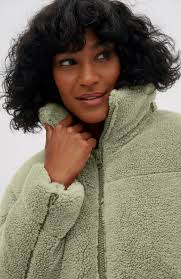 Kamala Short Length Vegan Sherpa Coat