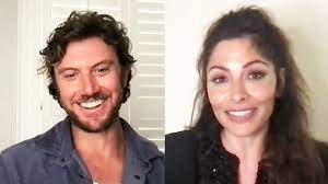 Sex Life Stars Sarah Shahi And Adam Demos Reveal They Fell In Love On Set Exclusive Entertainment Tonight