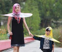 The Hands Free Umbrella Hat