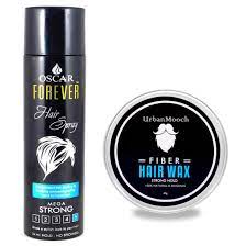 Seal the cubicle and imparting luster and strength for a vibrant appearance. Buy Urbanmooch Oscar Hair Styling Spray And Fiber Hair Wax Combo Set For Ultimate Hair Styling And Grooming Online At Low Prices In India Amazon In