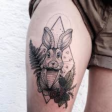 Tattoos of bugs bunny, tattoo flash bugs bunny. 55 Gorgeous Rabbit Tattoo Designs Designwrld