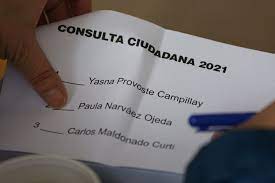 En dichas primarias participará carlos maldonado (pr), paula narváez (ps) y la recién. Yd Taiunbm1flm