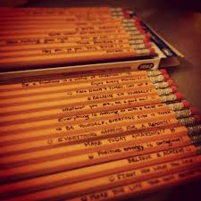 For The First Day Of School Write Positive Messages On Pencils And Hand Them Out To Kids Brigh Quotes For College Students Message For Teacher College Quotes