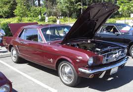 Image result for Vintage Burgundy 1964 Mustang