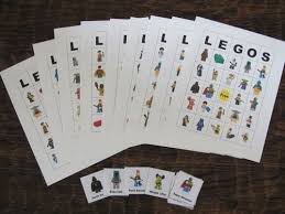 Your kids can point out the items. Lego Bingo Diy Free Printable Birthday Party Game