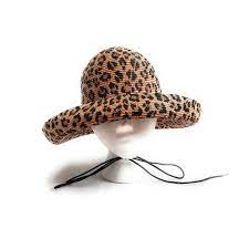 Eric Javits Accessories Eric Javits Vintage Leopard Print Foldable Sun Hat Poshmark