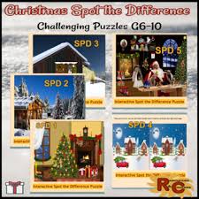 Spot the difference puzzles are sometimes known as 'photo hunt' games. Christmas Spot The Difference Puzzles Collection G6 10 Interactive