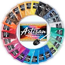 This is what gives it the glittery and sparkly effect. Artopia Artisan Pigments Mica Powder Ultimate 25 Color Set Huge 250g 8 82oz Perfect For Epoxy Resin Color Pigment Soap Making Bath Bomb Colorant