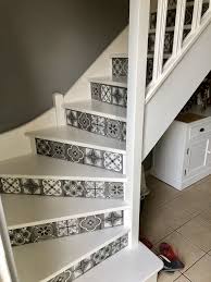 Escalier Carreaux De Ciment En Autocollant