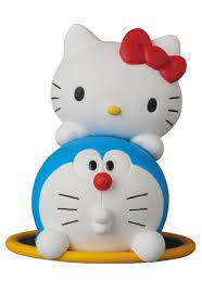 udf doraemon meets hello kitty doraemon hello kitty 通り抜けフープ ハローキティー ドラえもん 藤子f不二雄