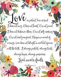 Pin By Kierra Ulmer On Anniversary Love Is Patient Verses About Love Bible Verse Prints