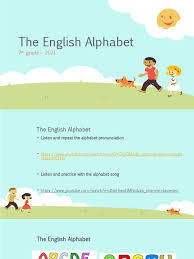 All summer reading lists by grade level. The English Alphabet Pdf