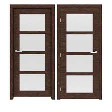 Dark Walnut Denver Glass Interior Door
