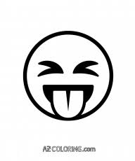 Plus, it's an easy way to celebrate each season or special holidays. Face With Stuck Out Tongue And Winking Eye Crazy Emoji Coloring Page Coloring Home