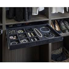 Jewelry closet jewelry drawer kids jewelry cheap jewelry jewelry mirror jewelry box leather jewelry jewelry rings jewelry armoire. Jewelry Organizer Drawer Kit With 10 Compartments Ring Insert Includes Dura Close Soft Close Slides Measuring 23 7 8 W X 14 D X 2 H By Hardware Resources Kitchensource Com