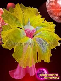Yellow Floral Fairy Diva Large Lily Flower Belt Flower Belt Flower Costume Yellow Floral