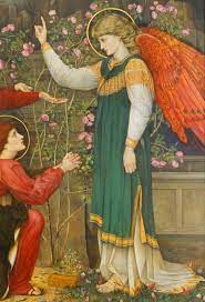Jaded Mandarin Why Seek Ye The Living Among The Dead St Luke 24v5 John Stanhope Detail Angel Art Pre Raphaelite Paintings Stanhope