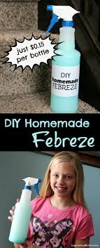 With Just 4 Ingredients This Diy Homemade Febreze Is Only 0 15 Bottle And Will Leave Your Home Smelli Homemade Febreze Diy Febreze Homemade Cleaning Supplies