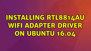 The linux driver for this particular dongle is rtl8812au, and that's why the installation video on the company's website is called install the realtek rtl8812au wifi driver in linux. Ubuntu Installing Rtl8814au Wifi Adapter Driver On Ubuntu 16 04 Youtube
