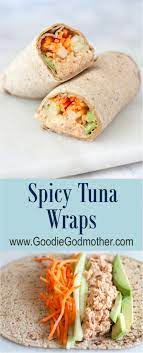 Spicy Tuna Wraps Recipe Spicy Tuna Wrap Recipe Recipes Spicy Recipes