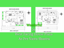 2 bedroom house plans vastu. Wonderful 36 West Facing House Plans As Per Vastu Shastra Civilengi
