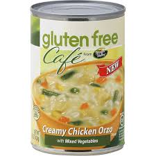 This flavorful gluten free cream of chicken soup is a great replacement for the canned stuff in your favorite recipes! Gluten Free Cafe Soup Creamy Chicken Orzo With Mixed Vegetables Chicken Market Basket