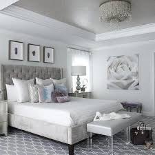 Gray And Silver Bedroom With Gray Tray Ceiling Silver Bedroom Remodel Bedroom Master Bedroom Remodel