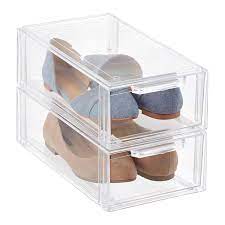 Check spelling or type a new query. Clear Shoe Drawers Clear Stackable Shoe Drawer The Container Store