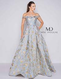 A collection of classic designs curated with a youthful sophistication that both marks the moment and redefines tomorrow. 40893h Mac Duggal Brocade Ball Gown