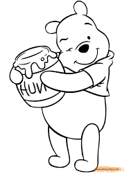 Winnie the pooh honey jar drawing. Winnie The Pooh With Honey Pot Drawing Novocom Top