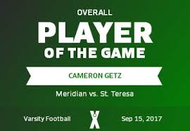 Cameron Getz's Meridian High School Career Home