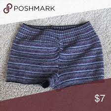 Knitted Shorts Knit Shorts Striped Shorts Shorts