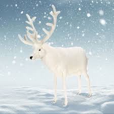 Check spelling or type a new query. Hansa Large Plush White Reindeer 46in