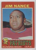 Jim Nance Football Cards