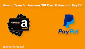 You can try it now. How To Transfer Amazon Gift Card Balance To Paypal