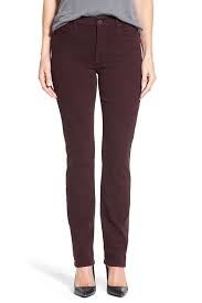 Jen7 By 7 For All Mankind Stretch Sateen Slim Straight Leg Pants Hautelook