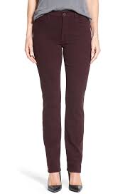 Jen7 By 7 For All Mankind Stretch Sateen Slim Straight Leg Pants Hautelook