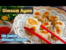 How To Make Chicken Dimsum The Idea Of Selling Chicken Dim Sum Youtube In 2021 Ide Makanan Makanan Makanan Dan Minuman