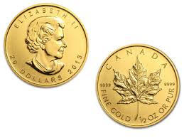 1 2 Ounce Canadian Maple Leaf Gold Coin