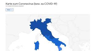 Die regionen ihrerseits sind in provinzen bzw. Corona Karte Italien Regionen