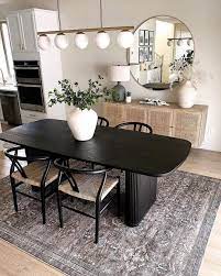 Crate And Barrel On Instagram Current Moon Phase Waxing Crescent The Same Phase We Re I In 2021 Black Dining Room Furniture Black Dining Room Dining Room Design