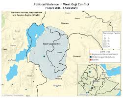 A handy map for your glove compartment (or suitcase) so you can stay in touch with an npr window decal comes with it as a bonus. West Guji Conflict Ethiopia Peace Observatory