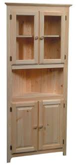 unfinished furniture, corner cabinet