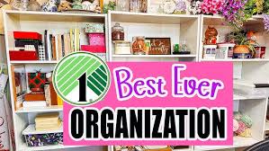 ‪Craft Room Organized on a TINY BUDGET | Dollar Tree Finds - YouTube‬‏